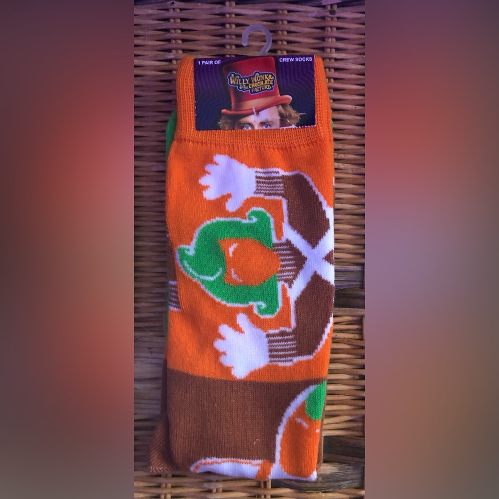 NWT Willy Wonka Socks